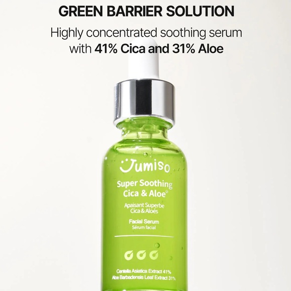 Jumiso Green Barrier Super Soothing Cica & Aloe Facial Serum 1.01oz - Picture 4 of 5